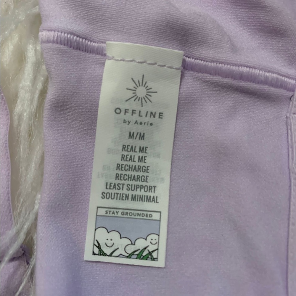 AERIE REAL ME CROSSOVER SPORTS BRA - Picture 3 of 6